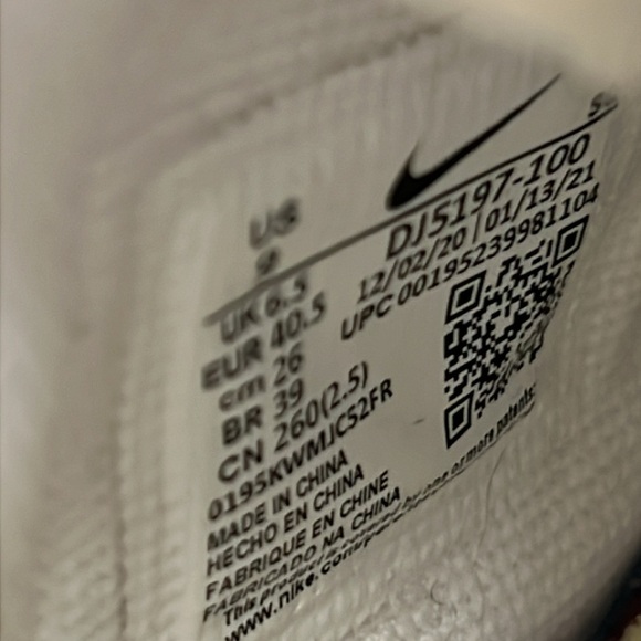 Nike Air Force 1 Shadow SE 'Pale Ivory Light Zitron' DJ5197-100 Size 9 - Picture 9 of 9